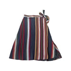 ZARA Stripped A Line Satin Finish Skirt Size S / 05